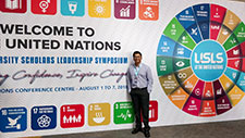 Prateek Samal at the United Nations Leadership Symposium in Thailand