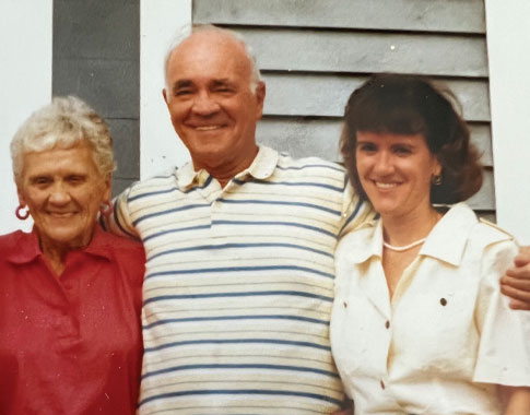 Marian, Charles, and Elly Bockley 1991
